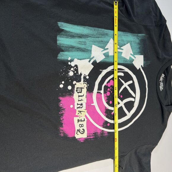 Blink-182 Graphic Band T-Shirt Concert Black Punk Pop Music Adult Med EUC Blink - Picture 7 of 9